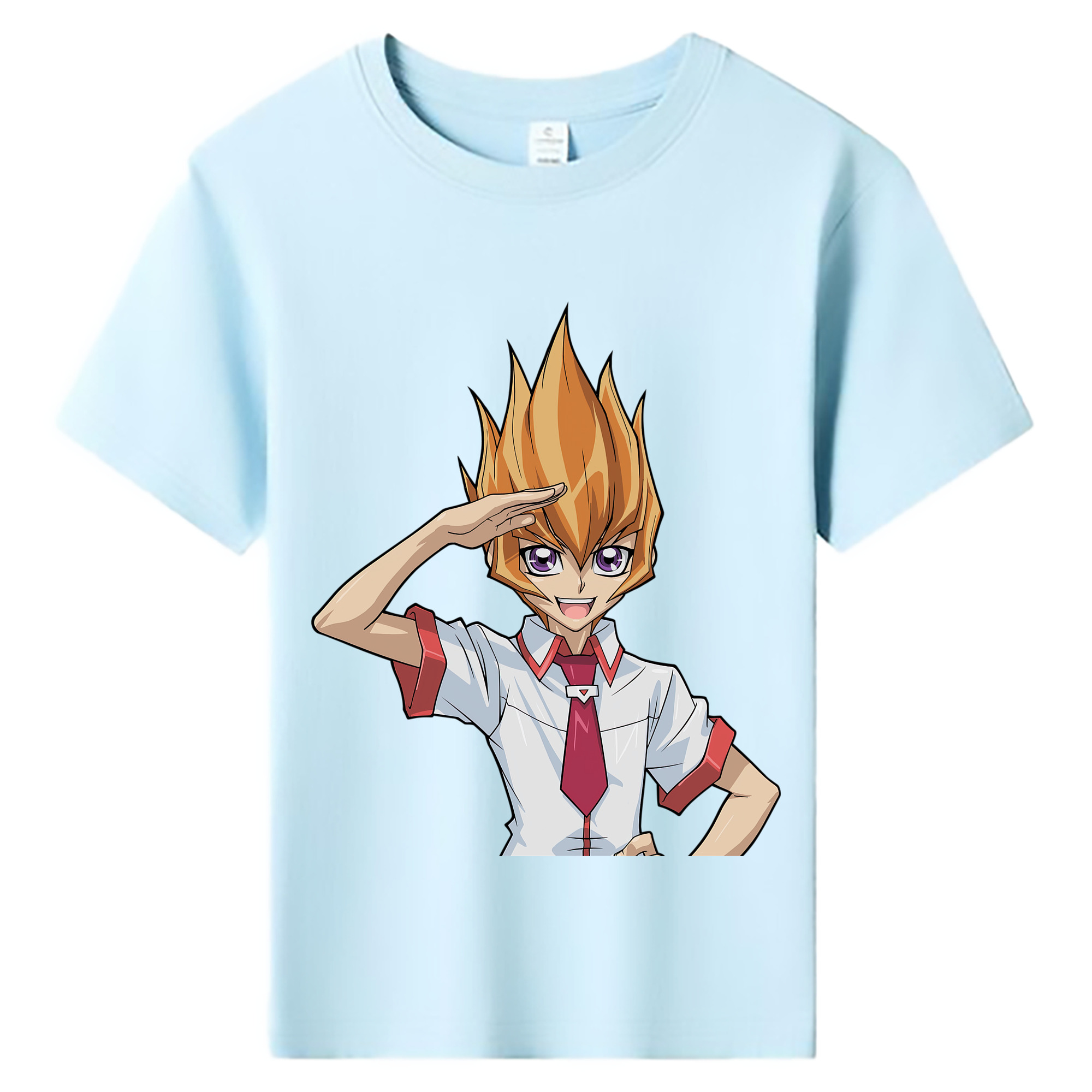 （画像用） 遊☆戯☆王 Yu-Gi-Oh! 綿100％キッズTシャツ（フロントプリント）